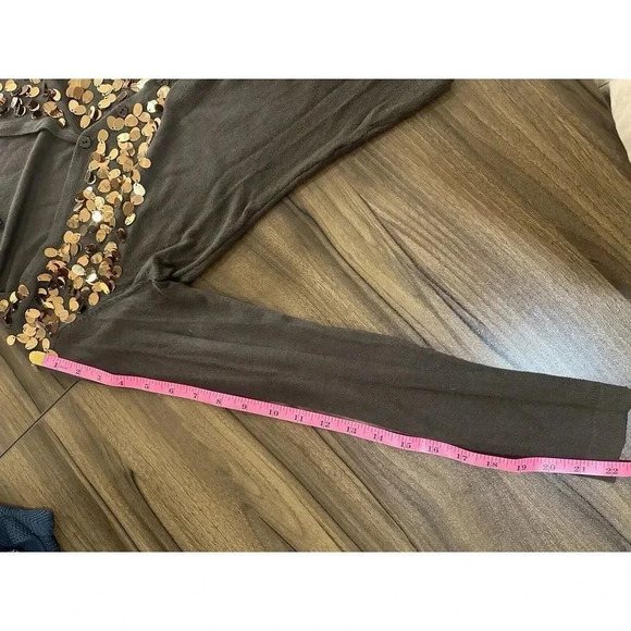 Kenzo Jeans Brown Cardigan- Fits Like A Small 100% Cotton - Picture 7 of 7